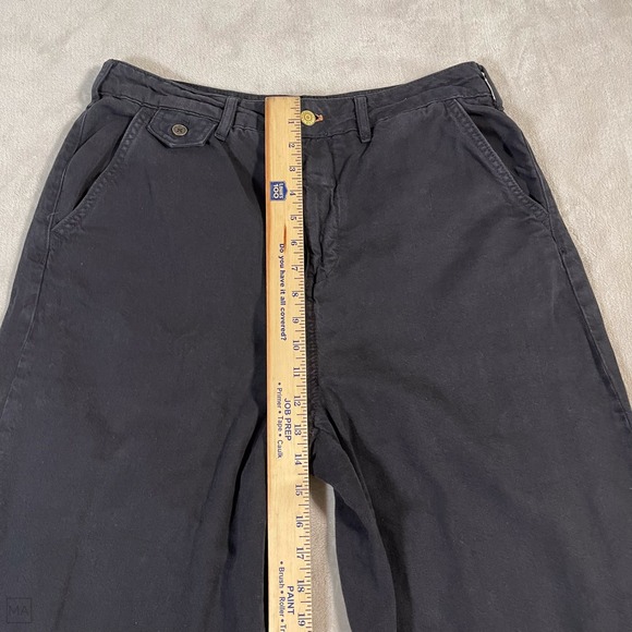 Pilcro Anthropologie Women's Pants Wide Leg Baggy Flowy Minimalist 31 Black - Picture 5 of 9